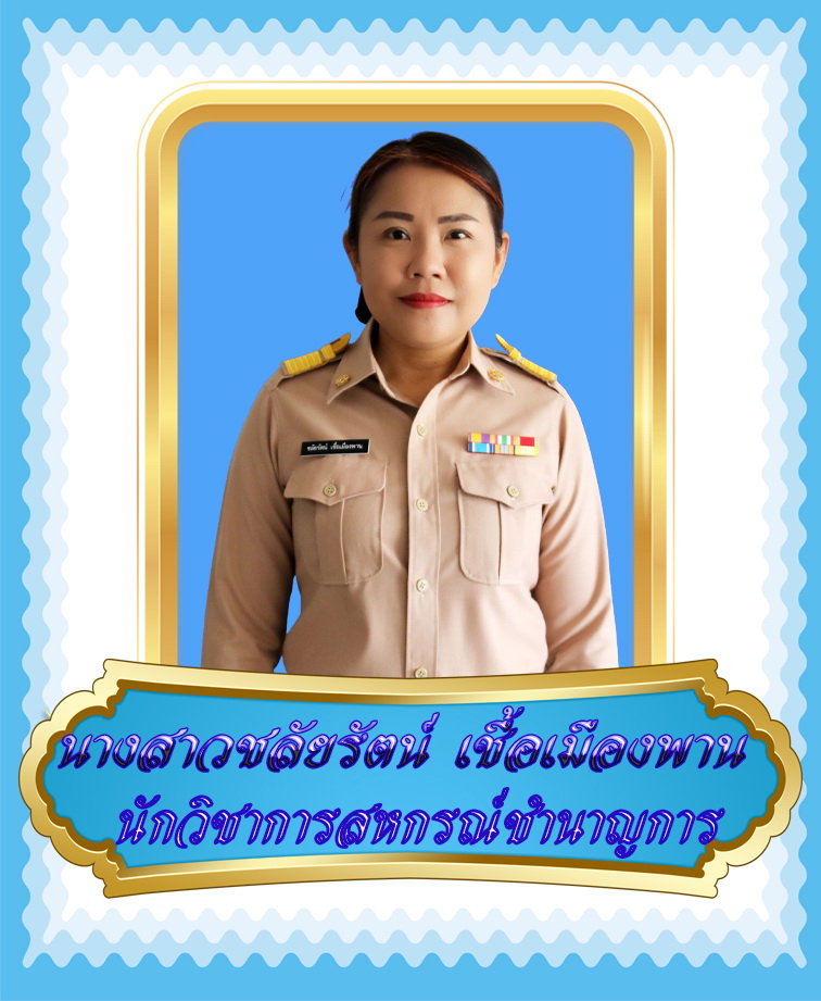 นางสาวชลัยรัตน์  เชื้อเมืองพาน